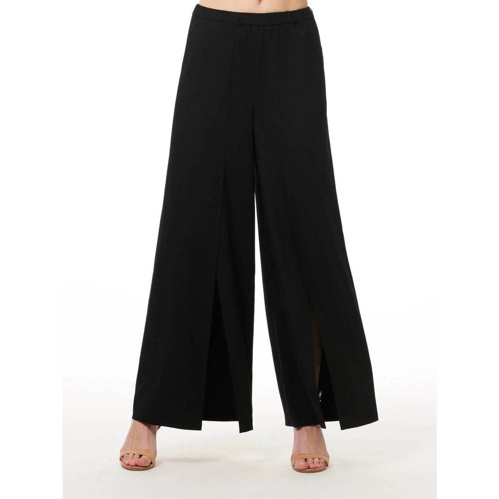 NEW EMILY SHALANT split leg sparkle pants in black